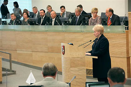 Grybauskaite State of the Union